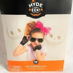 NWT Hyde & Eek Boutique Kid's 80's Accessory Kit One Size OS Halloween Costume